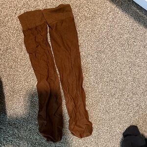 Brown Knee-High tights nylons